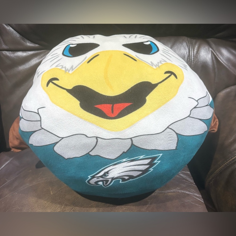Philadelphia Eagles SWOOP NFL Mascot PLUSHIE PILLOW Throw